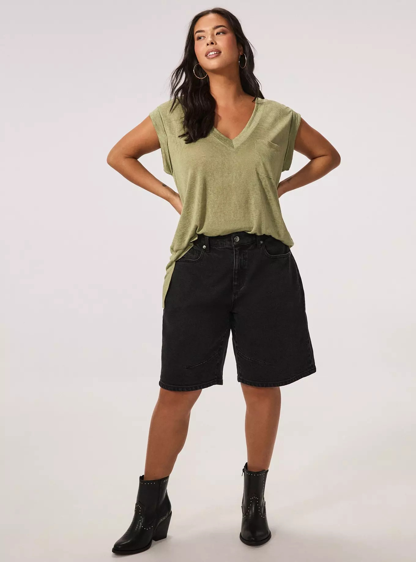 Festi Low Rise Baggy Jort | Torrid (US & Canada)