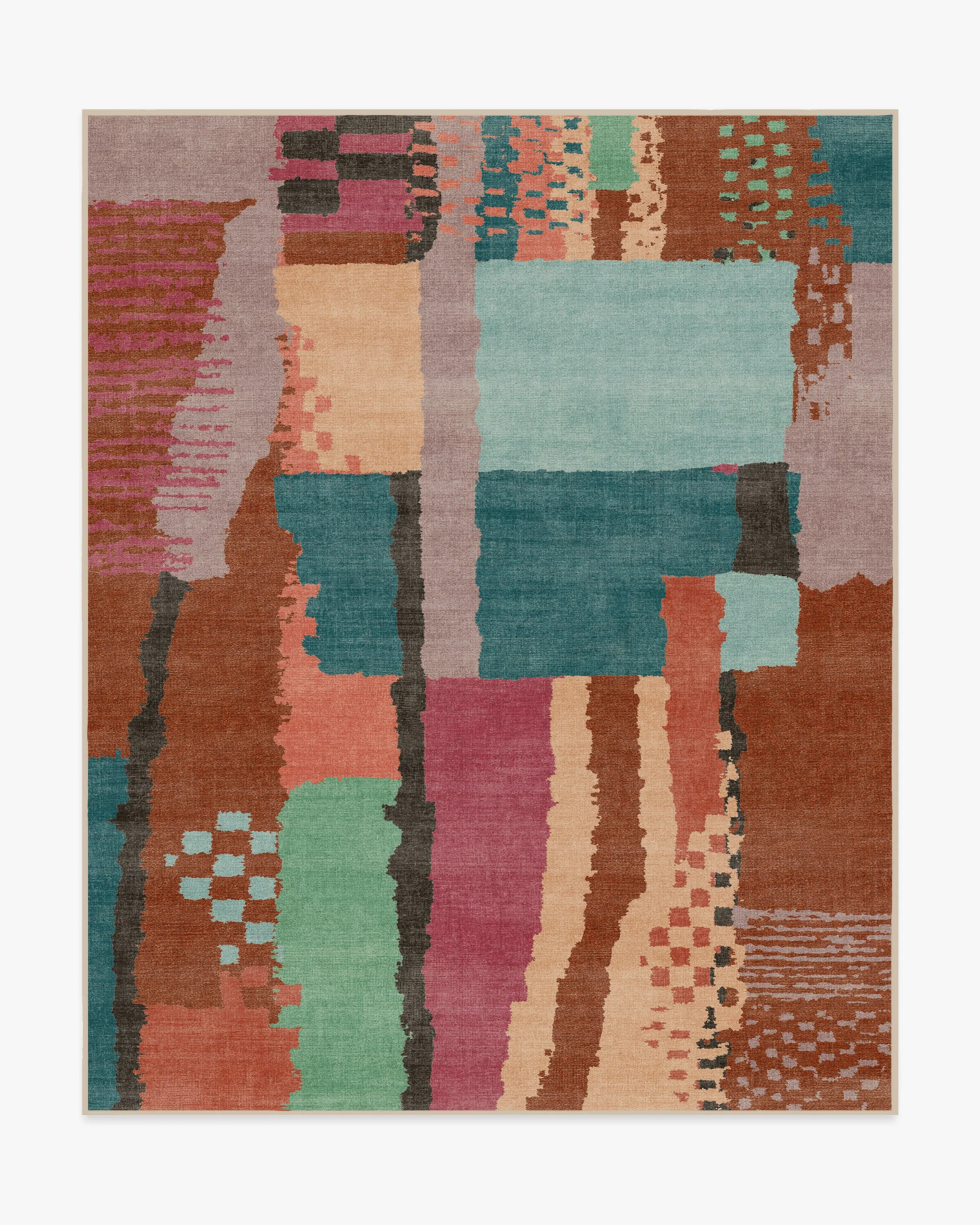 Enya Multicolor Flatwoven Rug | Ruggable US | Ruggable