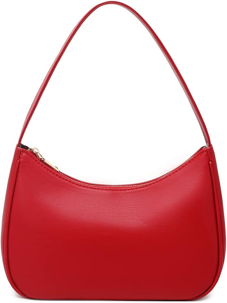 CYHTWSDJ Shoulder Bags for Women, Cute Hobo Tote Handbag Mini Clutch Purse with Zipper Closure | Amazon (US)