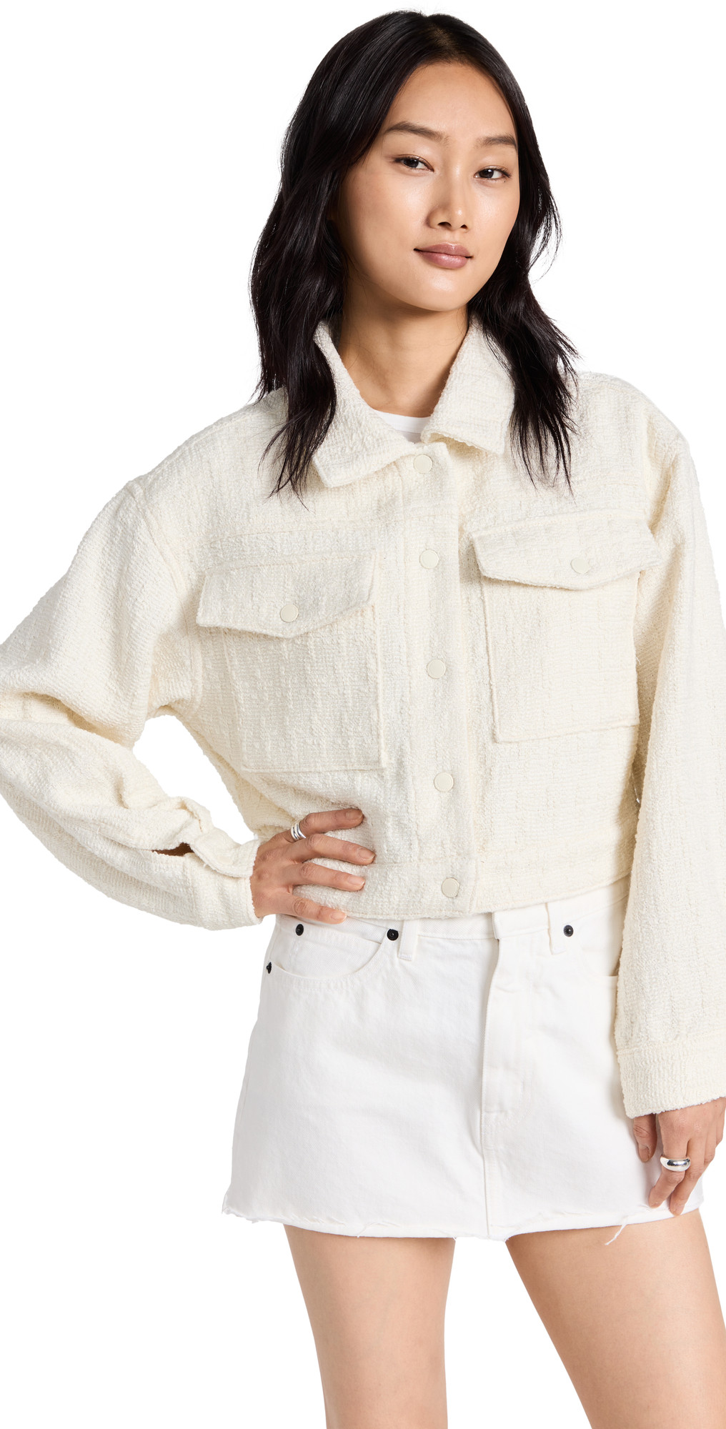 BLANKNYC Tweed Cropped Jacket | Shopbop