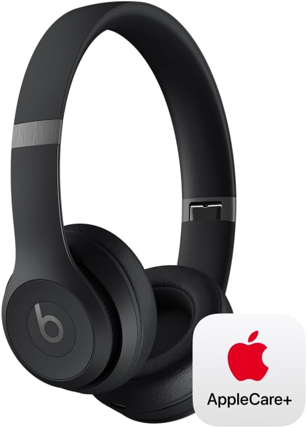 Beats Solo4 with AppleCare+ for Headphones (2 Years) - Matte Black | Amazon (US)