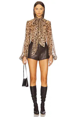 Bardot Solace Blouse in Leopard from Revolve.com | Revolve Clothing (Global)