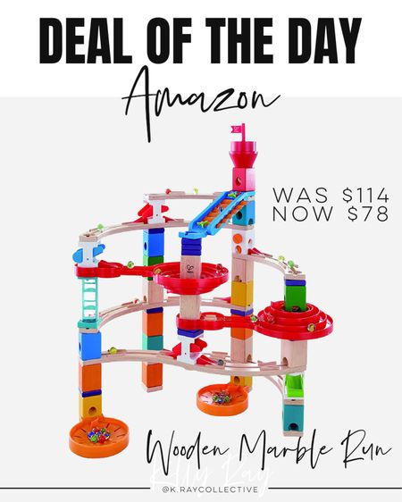 This is a great price on hops wooden marble run a great gift for 3 to 6 year olds.  Plus it’s an Amazon deal of the day was $114 now $78 this will be a great holiday gift.

#KidsGifts #GiftsForKids #WoodenToys #FavoriteToys #HolidayGiftsForKids￼

#LTKkids #LTKsalealert #LTKHoliday