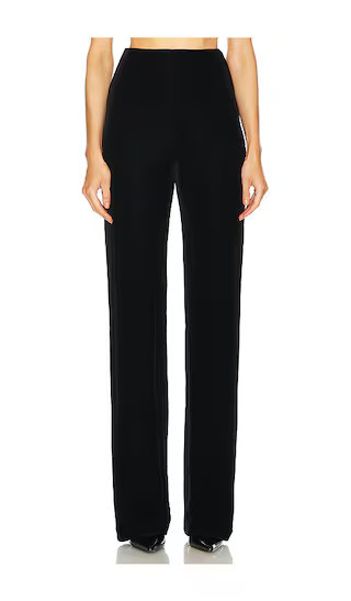 L'Academie by Marianna Jovie Velvet Pant in Black. - size S | Revolve Clothing (Global)