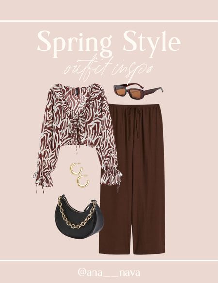 Spring Outfit Ideas ✨
linen pants, groovy shirt, sunglasses, shoulder bag, vacation outfits 

#LTKunder50 #LTKstyletip