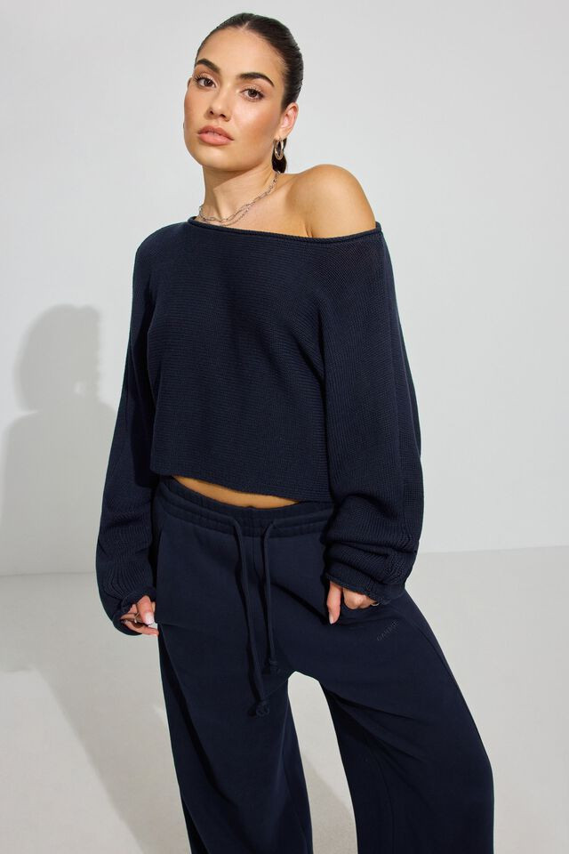 Supersoft Loose Crop Sweater | Garage Clothing