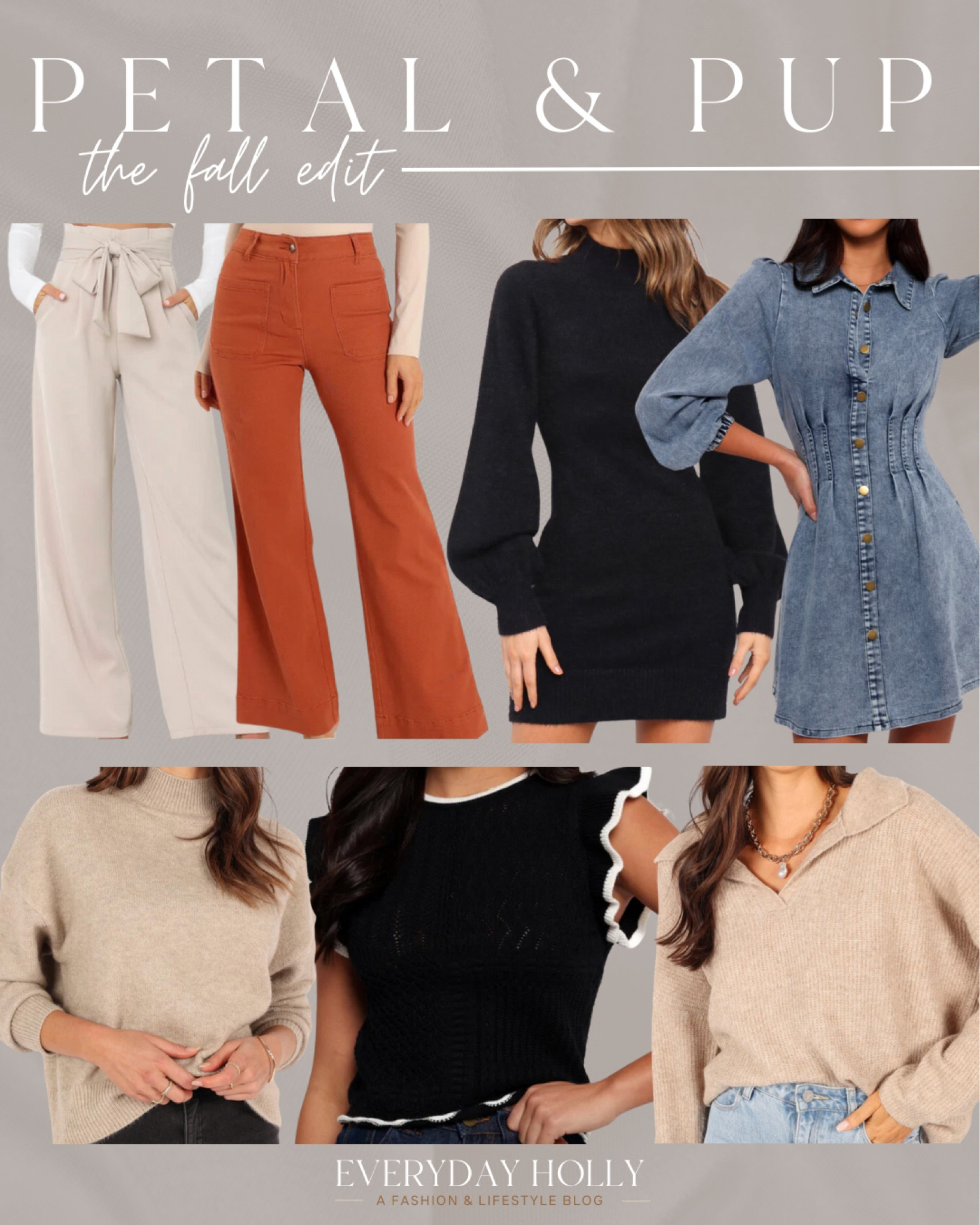 Fall Outfit Ideas

Use code HOLLY20 for 20% off your order!

Fall style  fall wardrobe  fall layers  denim  denim dress  mini dress  sweater  sweater weather  neutral fashion  petal and pup  EverydayHolly

#LTKStyleTip #LTKWorkwear #LTKFindsUnder100