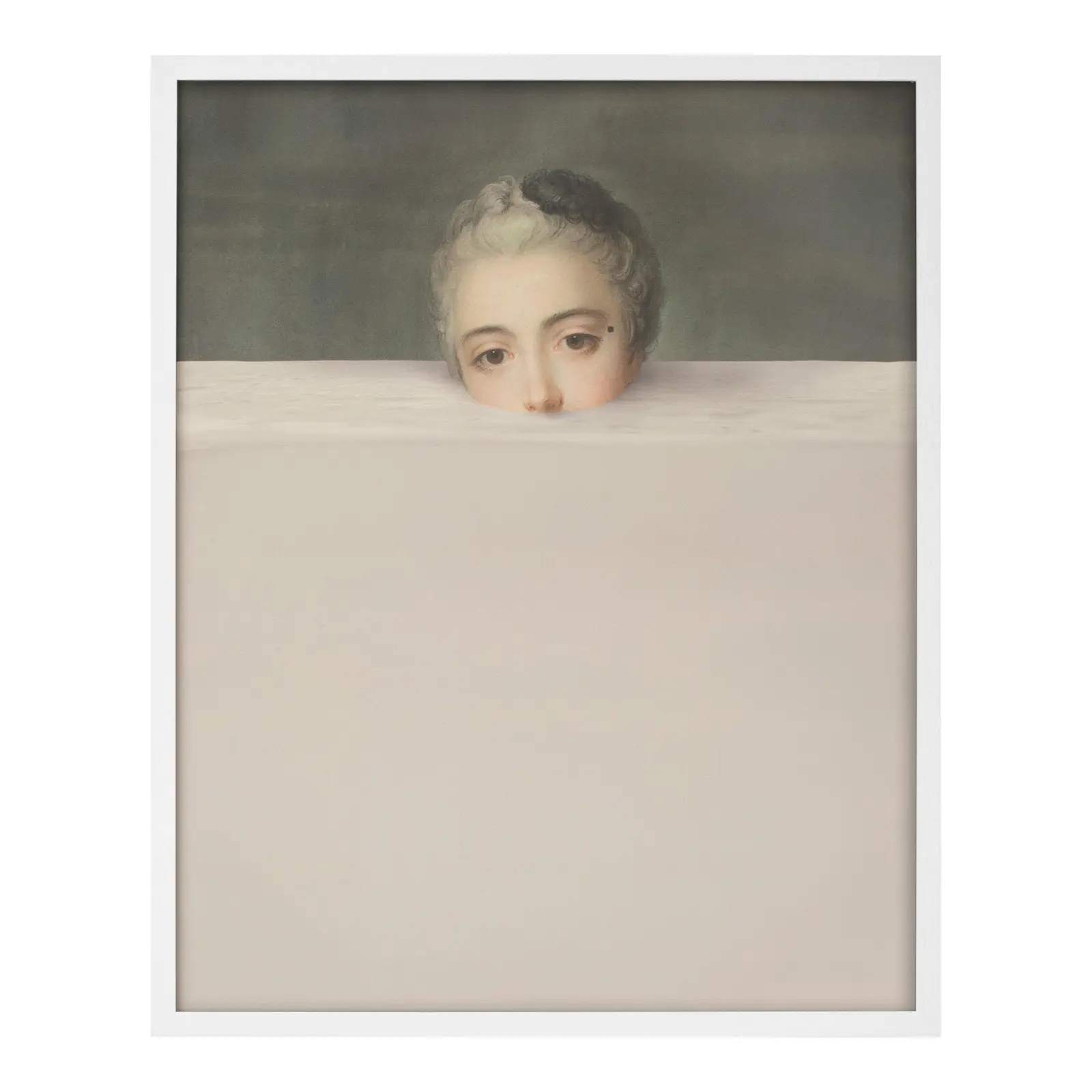 Mineheart 1950s-Inspired Dada Portrait Modern Framed Wall Art | Chairish