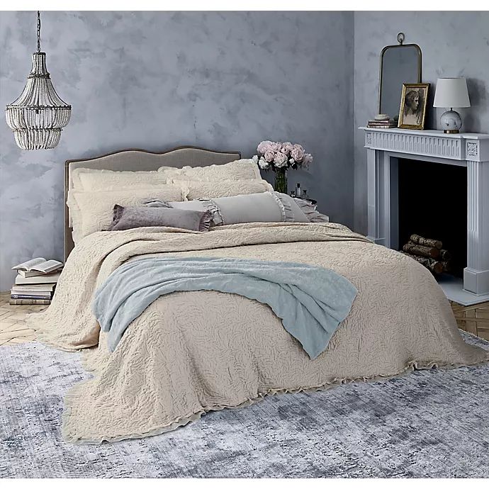Wamsutta® Vintage Lyon Floral King Bedspread in Beige | Bed Bath & Beyond