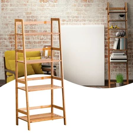 Chinatera T-Shaped Bookshelf Wood Color Magazine Rack Newspaper Holder Storage Display Shelving | Walmart (US)
