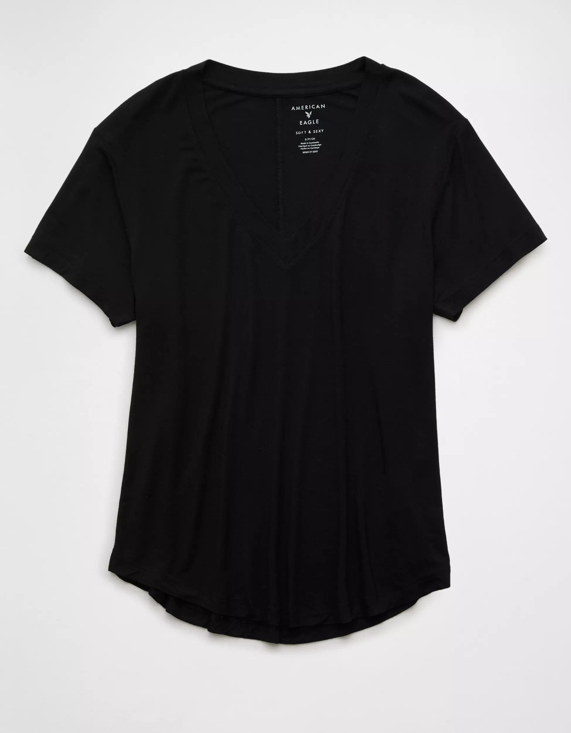 AE Soft & Sexy V-Neck T-Shirt | American Eagle Outfitters (US & CA)
