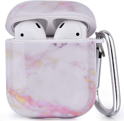 CAGOS Compatible with Airpods Case, 3 in 1 Cute Airpods Protective Hard Case Cover Portable & Sho... | Amazon (US)