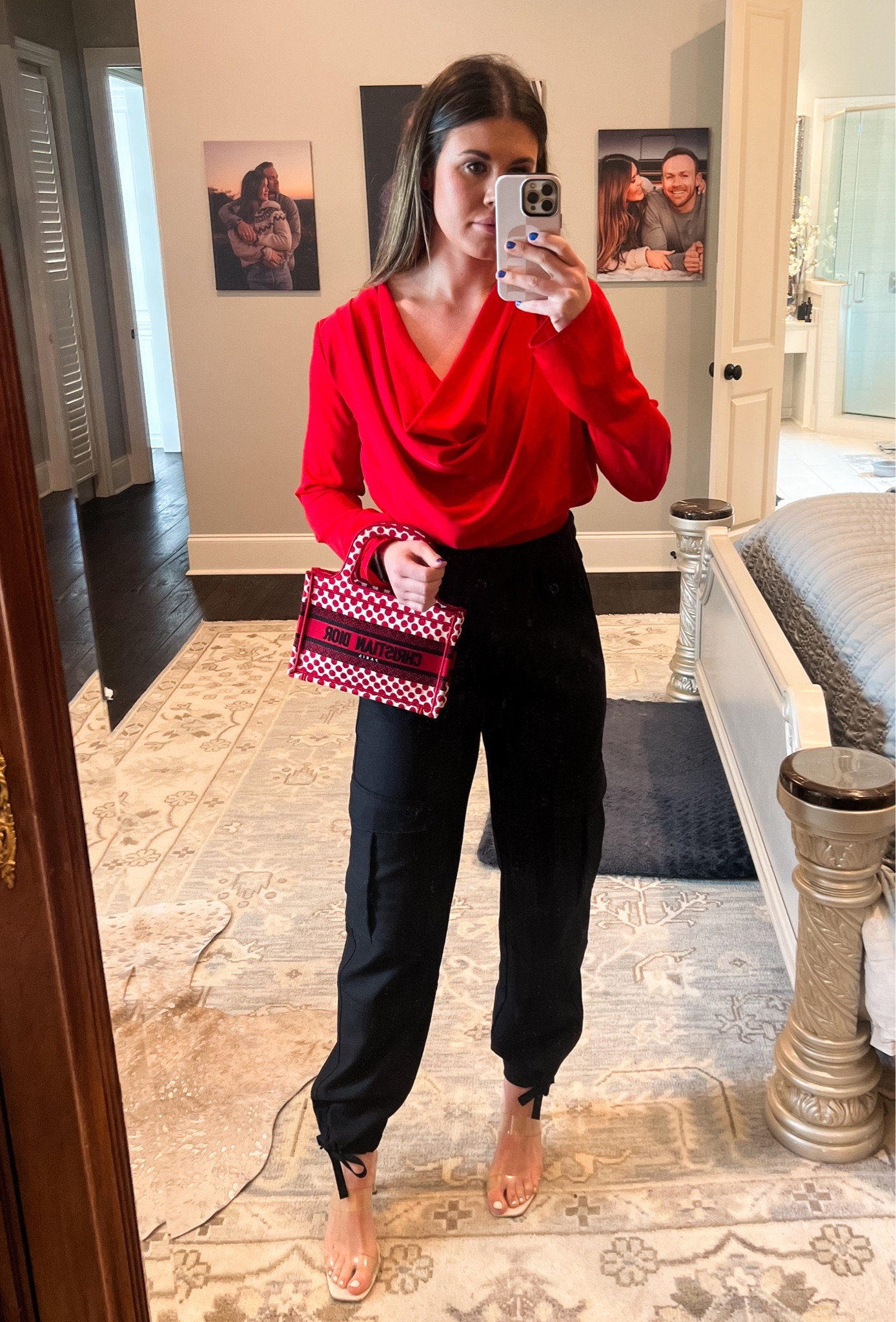 I don’t wear much red, but this top was too cute to pass up! It’s cropped with an elastic banded bottom and a zipper on the side.

#LTKfindsunder100 #LTKstyletip