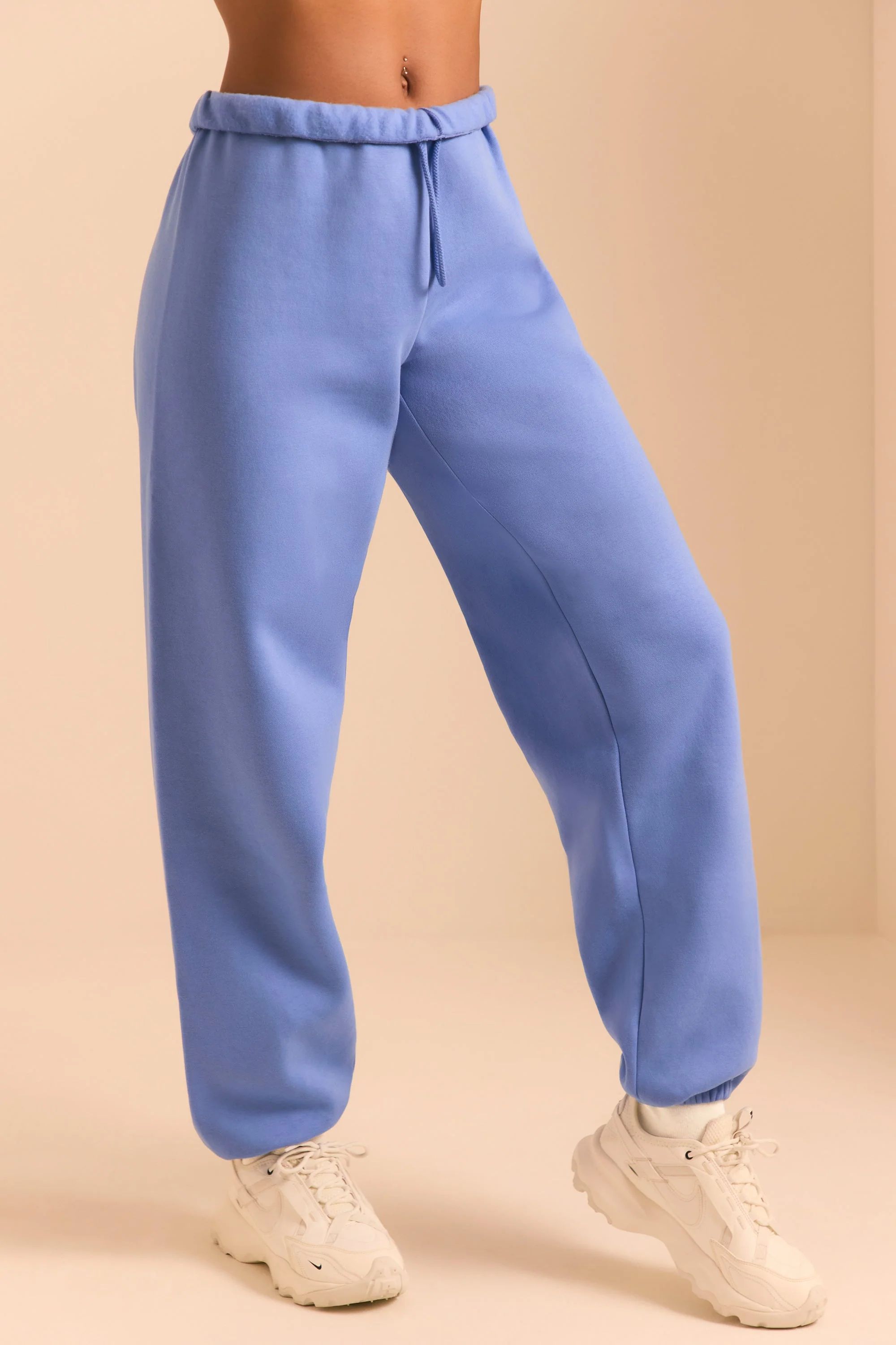Relaxed Fit Joggers in Cerulean Blue | Oh Polly