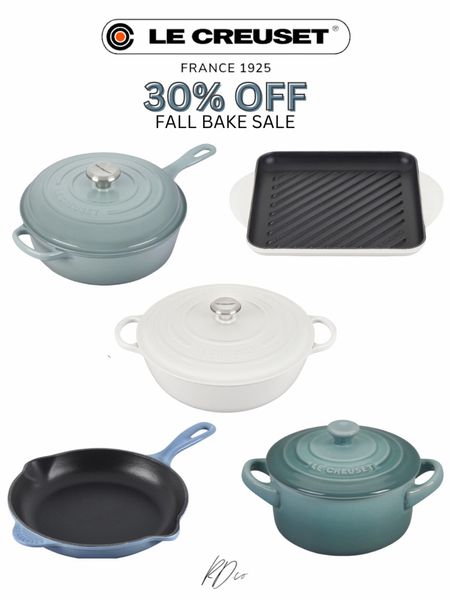 Le Creuset is offering 30% off popular select baking essentials during their Fall Bake Sake! Add to your collection or shop for holiday gifts from their great selections! 

#LTKSeasonal #LTKsalealert #LTKGiftGuide