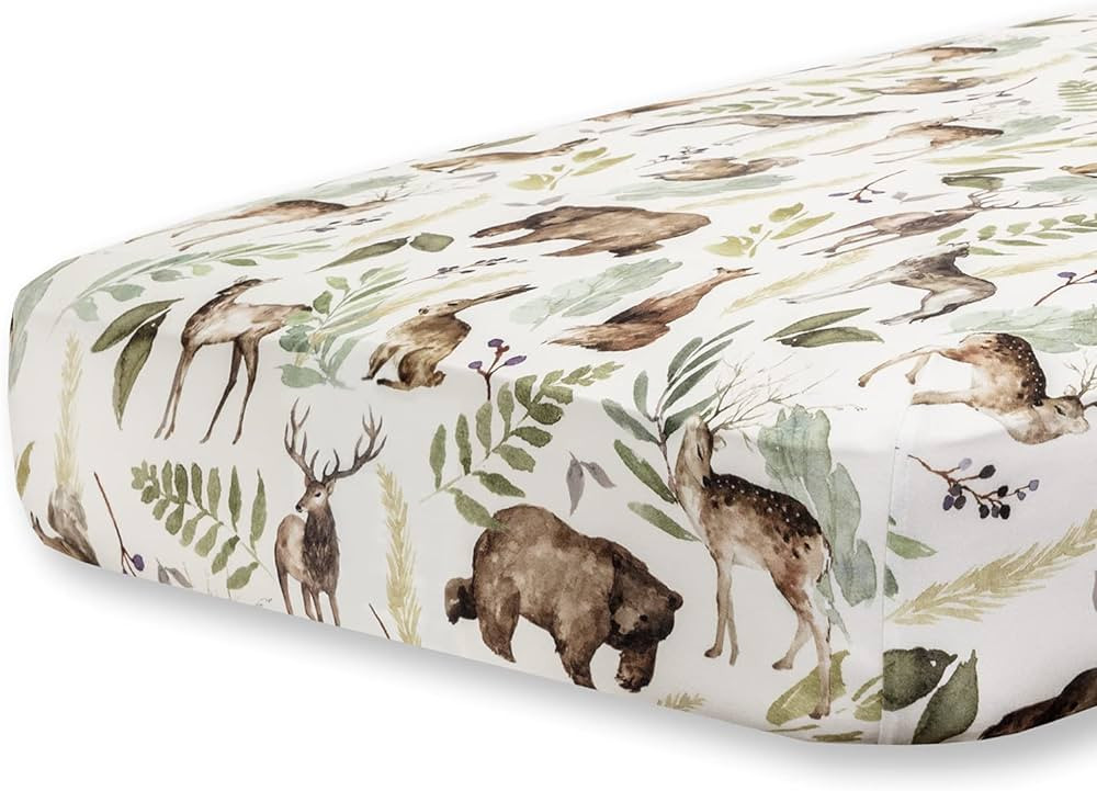 Pobibaby - Premium Single Fitted Baby Boy Crib Sheets for Standard Crib Mattress - Ultra-Soft Cot... | Amazon (US)