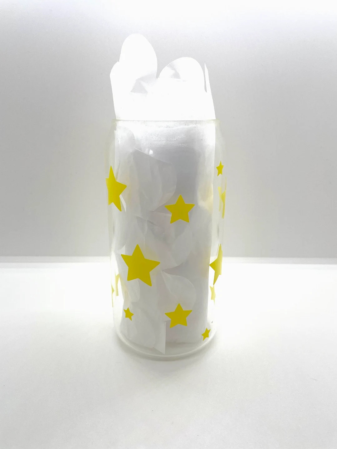 Starry Night- Glass Cup - Cup With Lid and Straw - 2023 | Etsy (US)