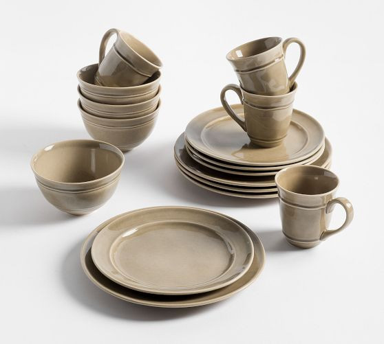 Cambria Handcrafted Stoneware Dinnerware Sets | Pottery Barn (US)