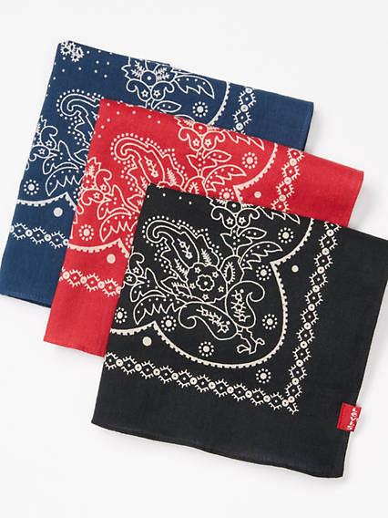 Levi's Paisley Bandana 3-Pack Gift Set - Men's One Size | LEVI'S (US)