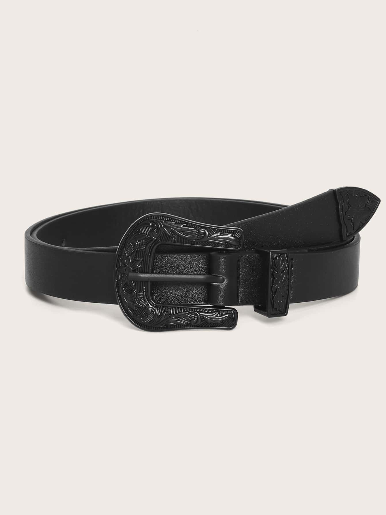 Textured Western Belt | SHEIN