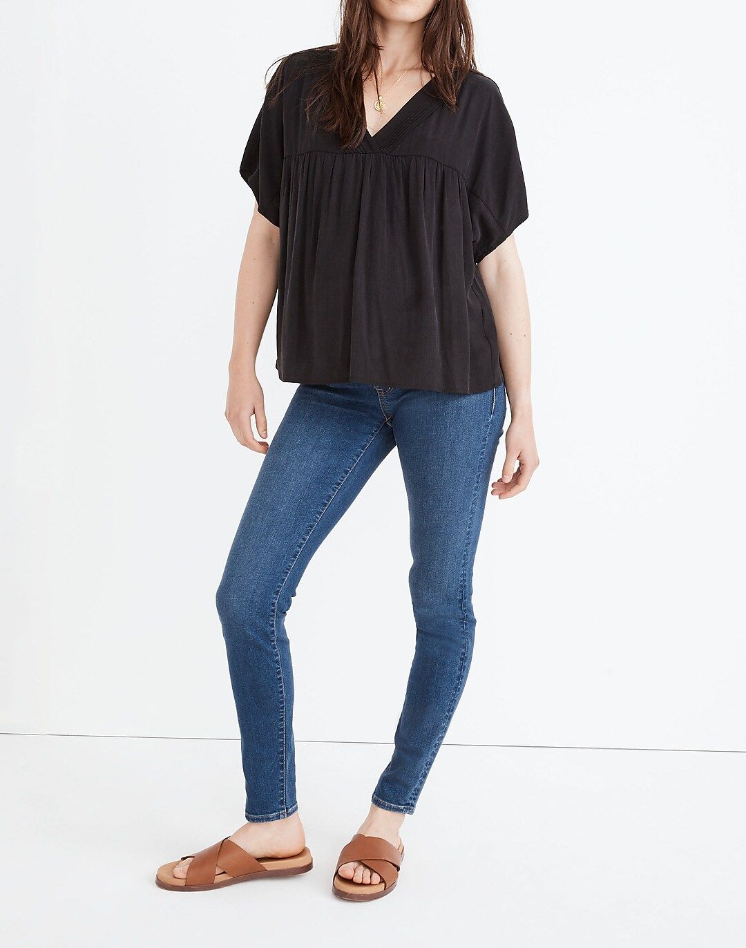 Maternity Over-the-Belly Skinny Jeans in Coronet Wash | Madewell