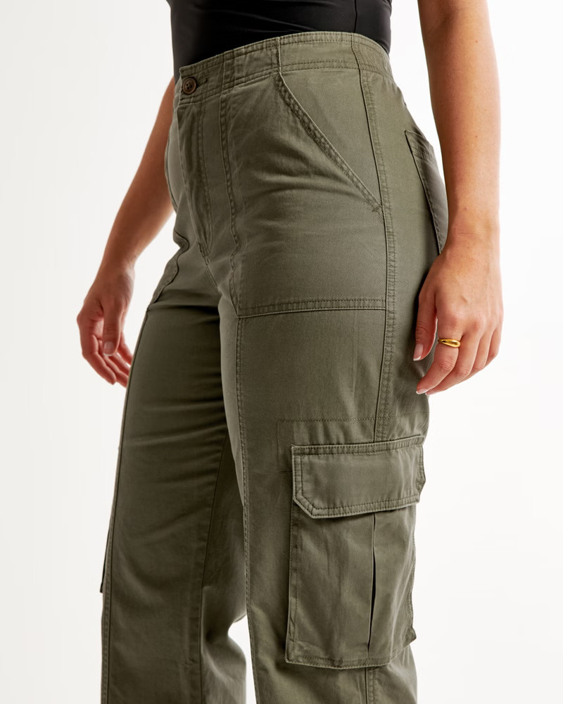 Curve Love Relaxed Cargo Pant | Abercrombie & Fitch (US)