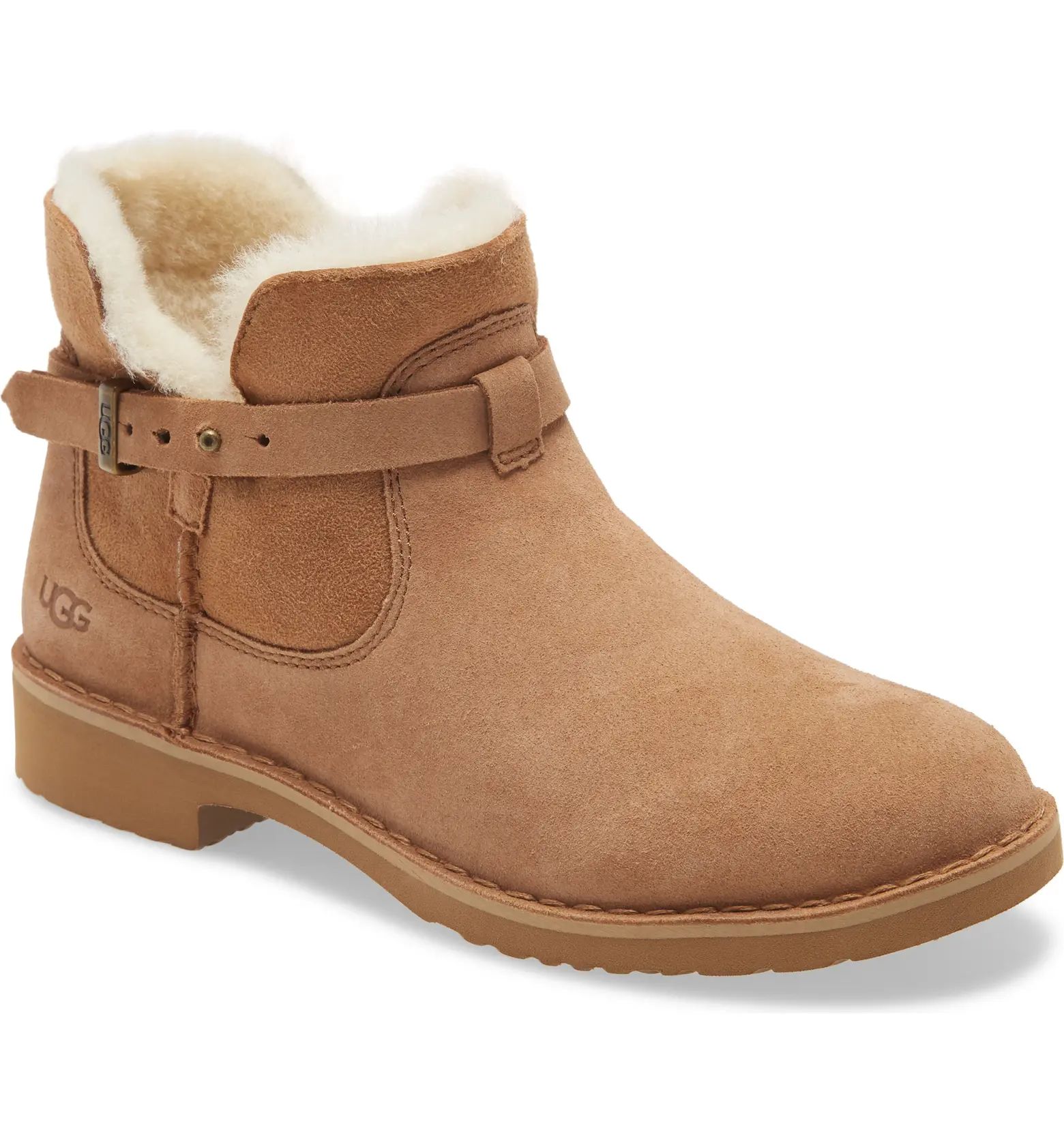 Elisa Genuine Shearling Bootie | Nordstrom