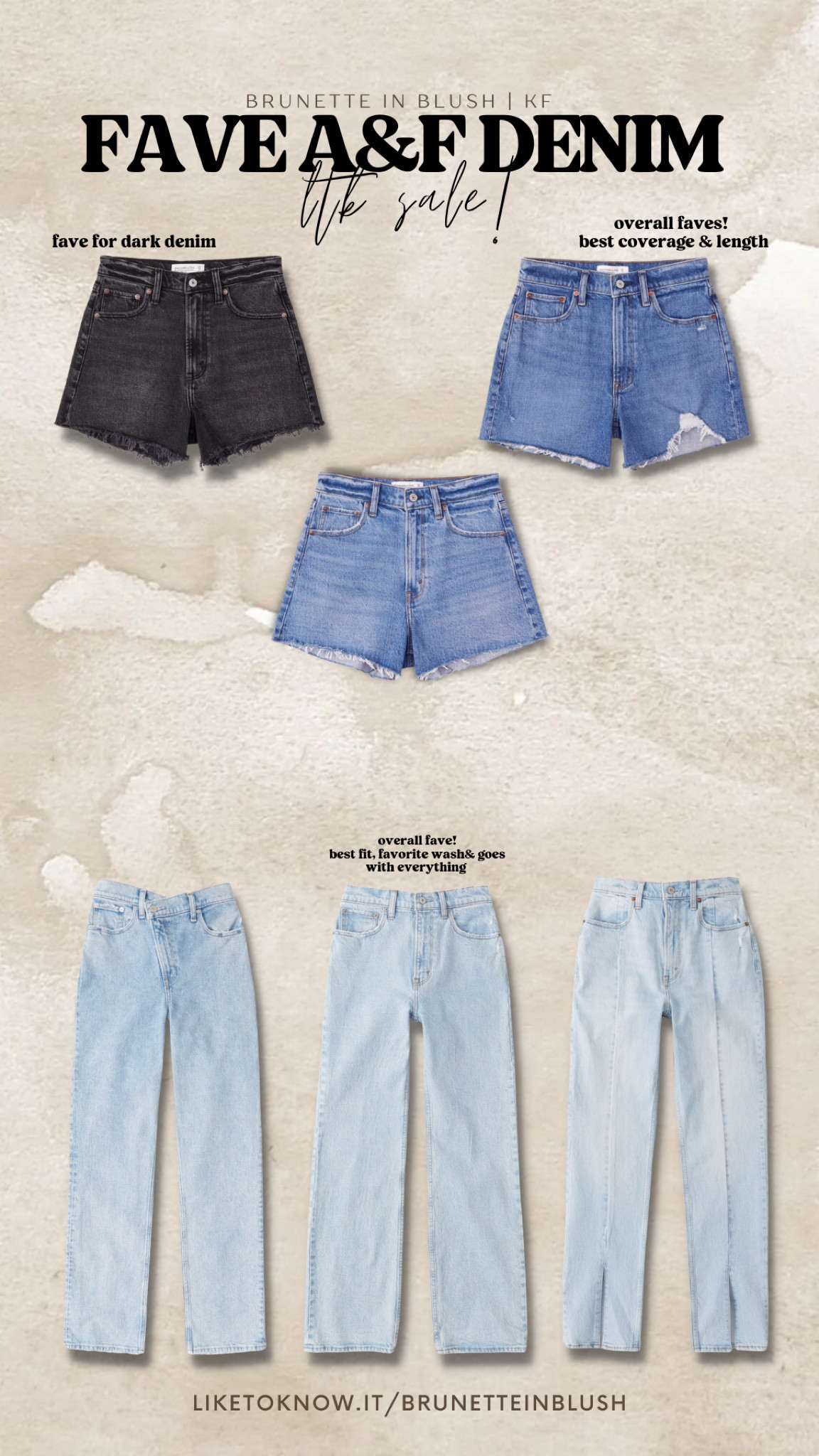 Fave Abercrombie jeans on sale!! 

I wear 26 SHORT