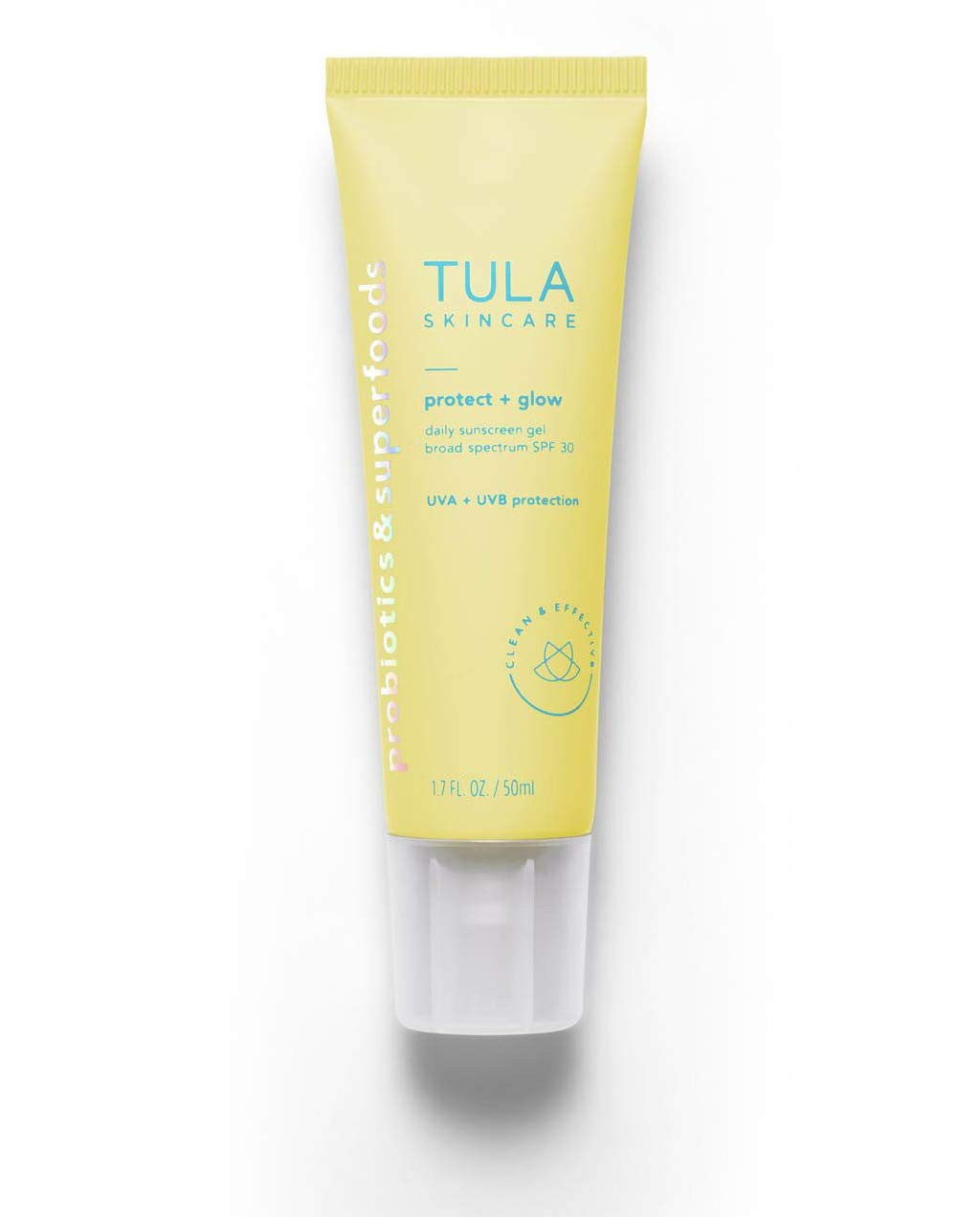 TULA Skin Care Protect + Glow Daily Sunscreen Gel Broad Spectrum SPF 30 | Skincare-First, Non-Gre... | Amazon (US)