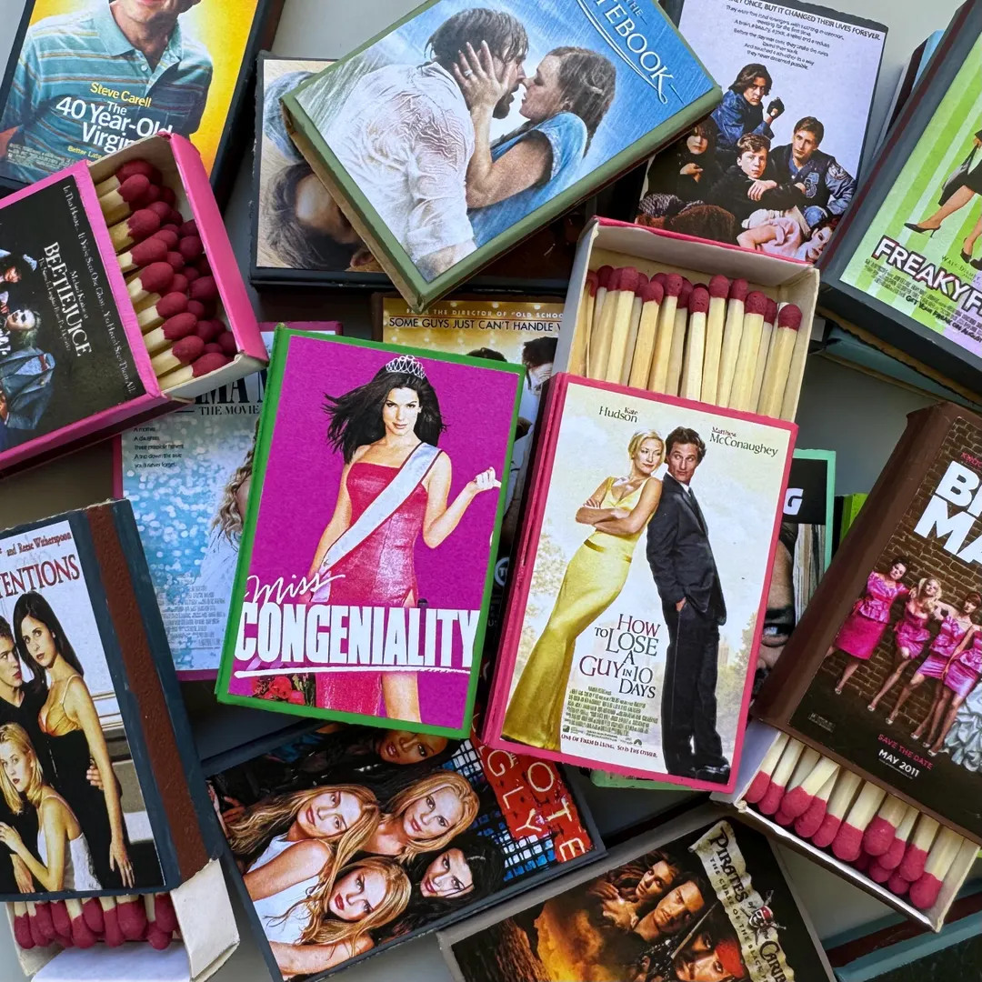 Handpainted Matchbooks: Iconic Movies II - Etsy | Etsy (US)