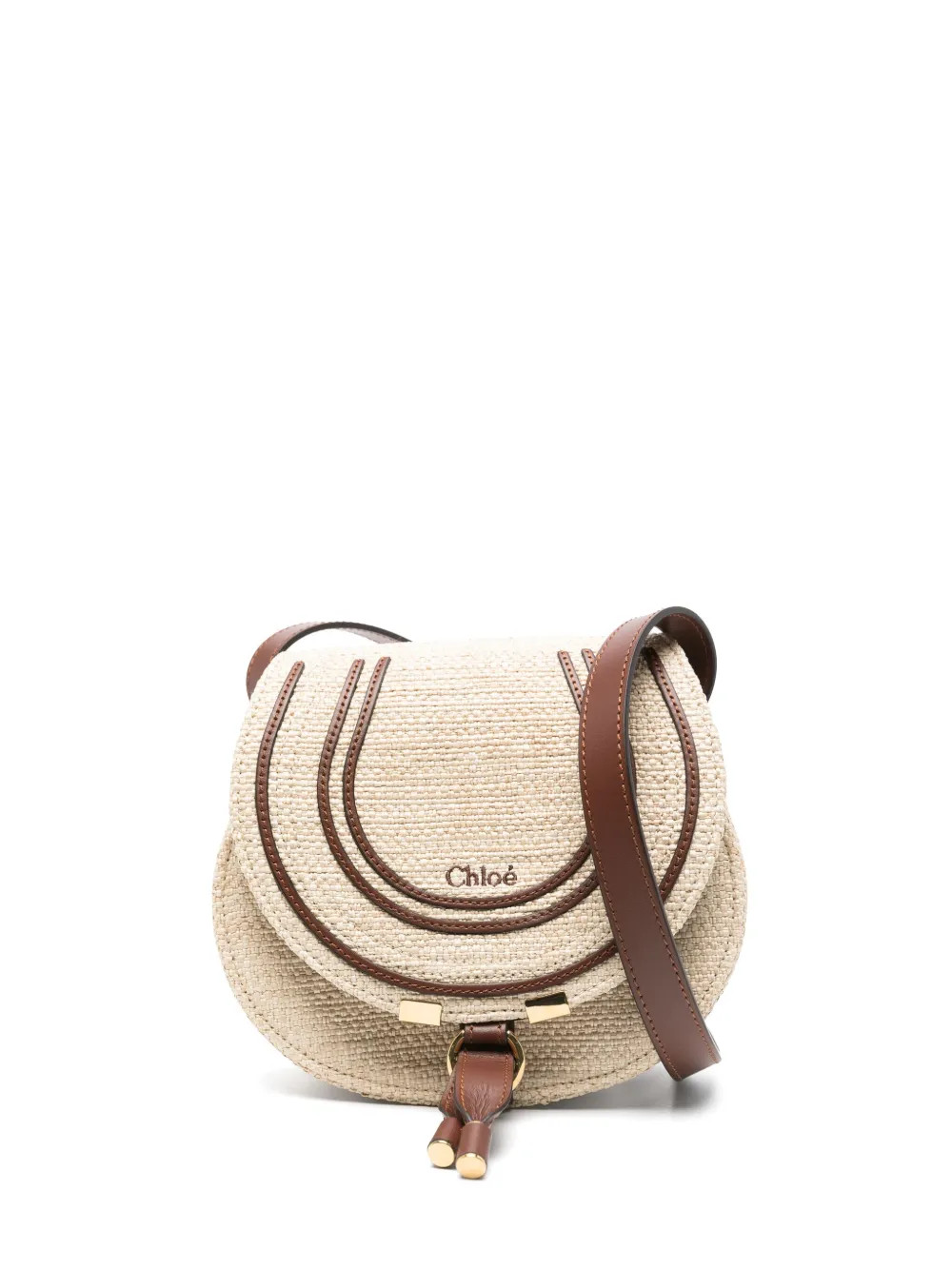 Chloé Small Marcie Cross Body Bag | Neutrals | FARFETCH BR | Farfetch (BR)