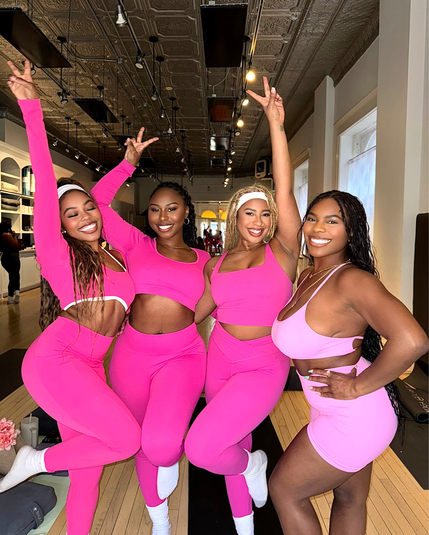 4LW but make it zen ✨🧘🏾‍♀️ Started the day with a little movement and a lot of matching energy! 💕 These pink sets from Amazon are so comfy and perfect for yoga, pilates, or just looking cute while stretching. Who’s joining our next class? 👀 

Matching Workout Sets, Pink Activewear, Yoga Outfit, Pilates Outfit, Amazon Finds, LTK Activewear, Comfortable Workout Clothes, Athleisure Set, Gym Girlies, Fitness Fashion, Wellness Routine, Group Workout, Yoga Class Vibes, Stretching Essentials, Cozy Activewear, Amazon Fashion, Trendy Gym Wear, Fitness Must-Haves, Women’s Workout Clothes, Soft Life Fitness, Cute & Comfy, 4LW Fitness, Gym Besties

#LTKFindsUnder50 #LTKActive #LTKStyleTip