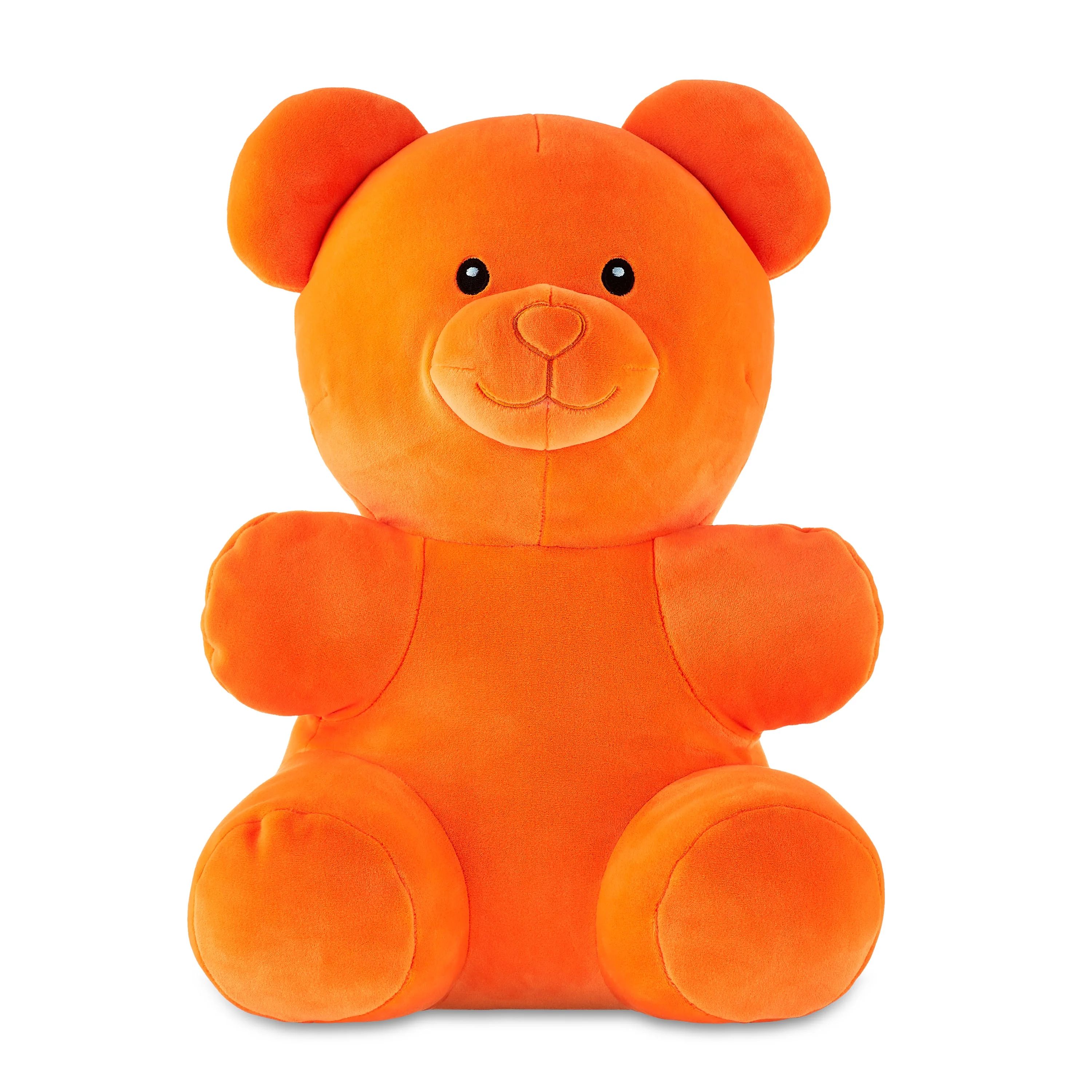 Valentine's Day 16" Orange Gummy Bear Child's Plush Toy by Way To Celebrate | Walmart (US)