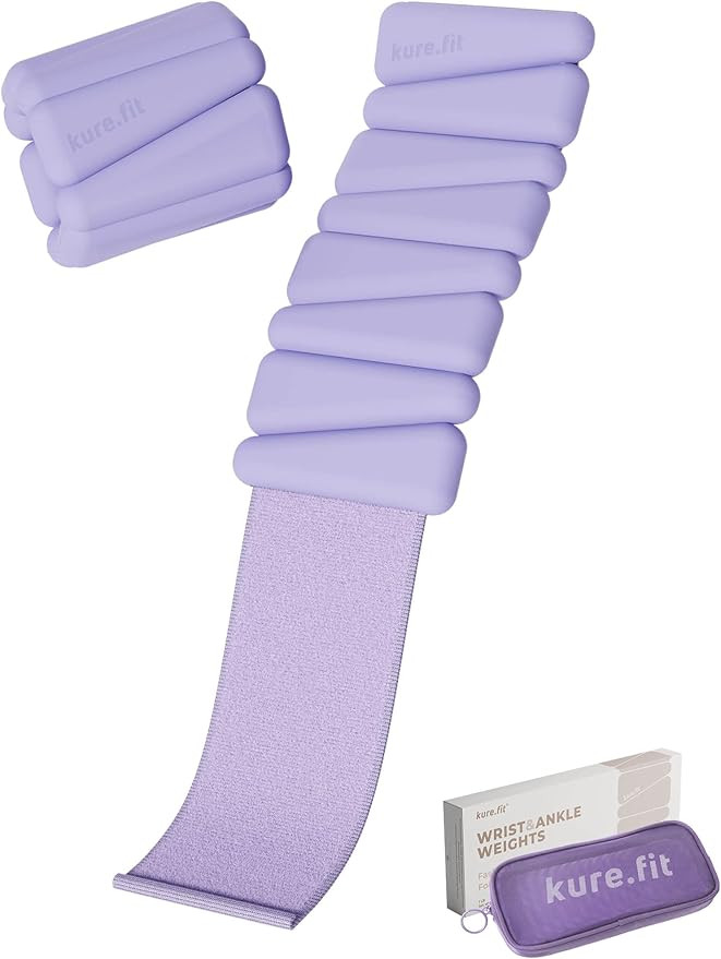 Adjustable Wrist & Ankle Weights Set - 1lb Pairs | Versatile for Yoga, Walking, Running, Barre, P... | Amazon (US)