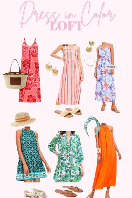 Dress 👗 in color 🌈☀️ this summer with Loft! 🫶🏻💕 Loft dresses // comfy mom style // summer dresses // summer casual outfits // Loft style

#LTKmidsize #LTKstyletip #LTKSeasonal