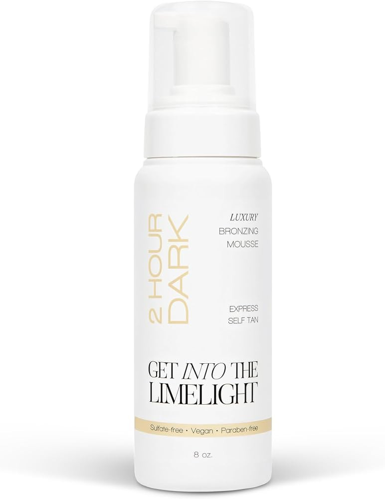 Get Into The Limelight 2 Hour Express, Dark Self Tanner, Sunless Tanning Mousse Rinses in 2 Hours... | Amazon (US)