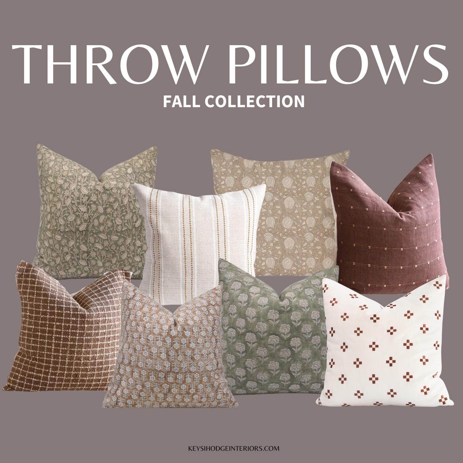 Throw pillows are the easiest way to refresh your space for fall. These rich textures, earthy tones, and timeless prints bring warmth without overwhelming your home.

#FallDecor #ThrowPillows #CozyHomeStyle #AmazonHome #NeutralFallDecor #InteriorInspo


#LTKHome #LTKStyleTip #LTKSeasonal