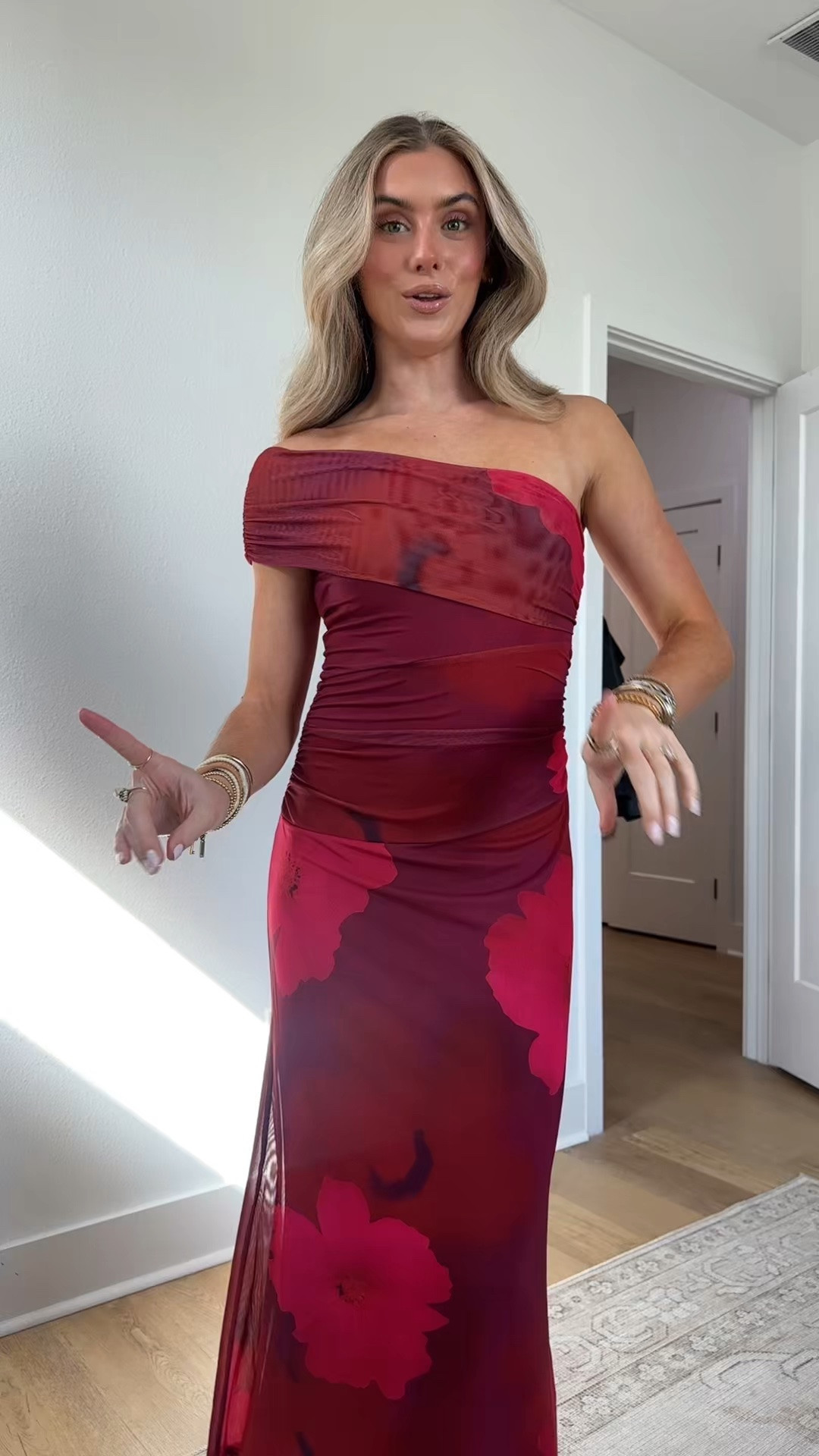 an amazon wedding guest dress option it’s affordable comes in other colorways and has the stunning one shoulder detail 🥹 love the floral print too!! 5’4/s in my LTK. 

#founditonamazon #amazonfashionfinds #amazondresses #amazonweddingguestdress #weddingguestdress @Amazon Fashion

#LTKWedding #LTKootd #LTKSaleAlert