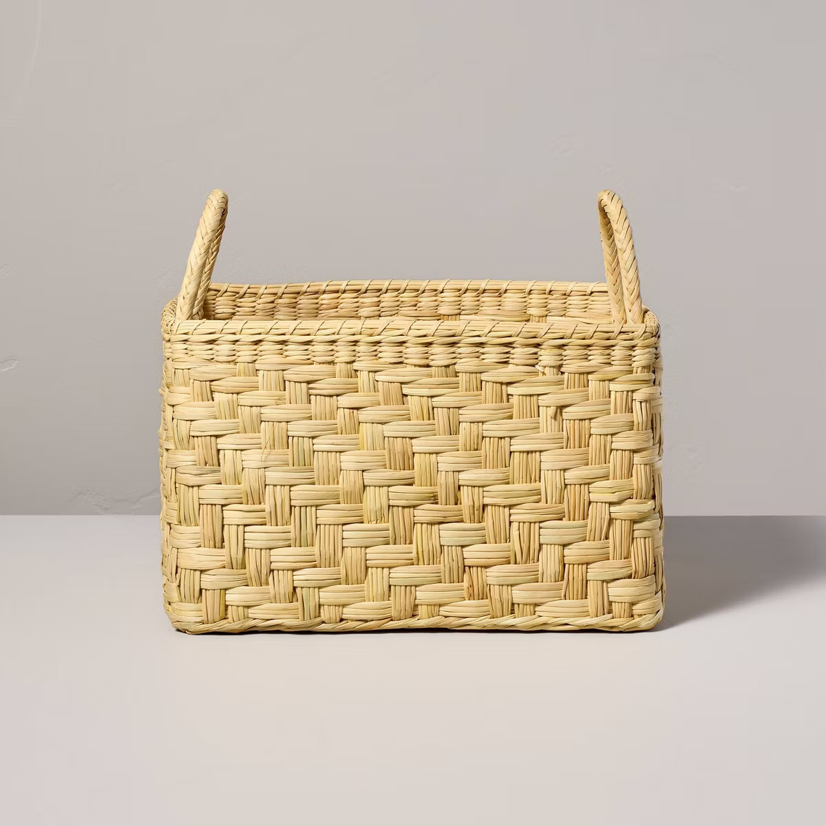 Large Rectangular Woven Storage Basket - Hearth & Hand™ with Magnolia | Target