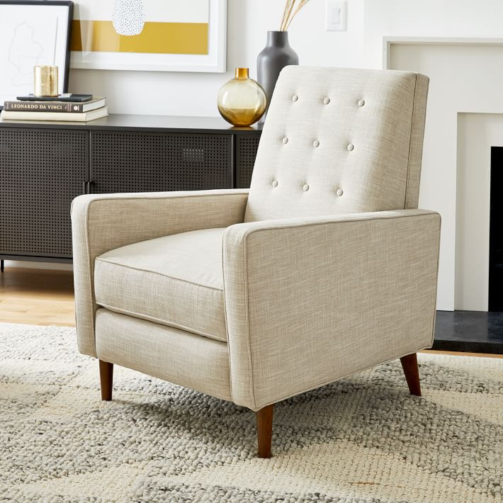 Rhys Mid-Century Recliner | West Elm (US)