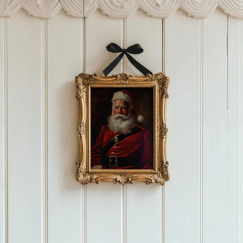 General Claus Print Santa Claus Santa Claus Art Christmas Decor Holiday Decor Holiday Art Christm... | Etsy (US)