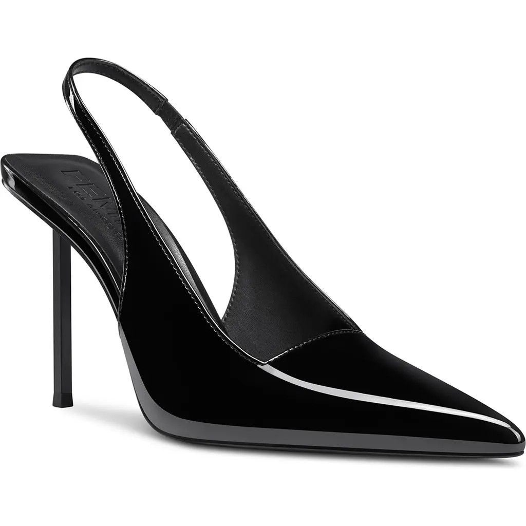 Femme LA G63 Slingback Pump in Black at Nordstrom, Size 34 | Nordstrom
