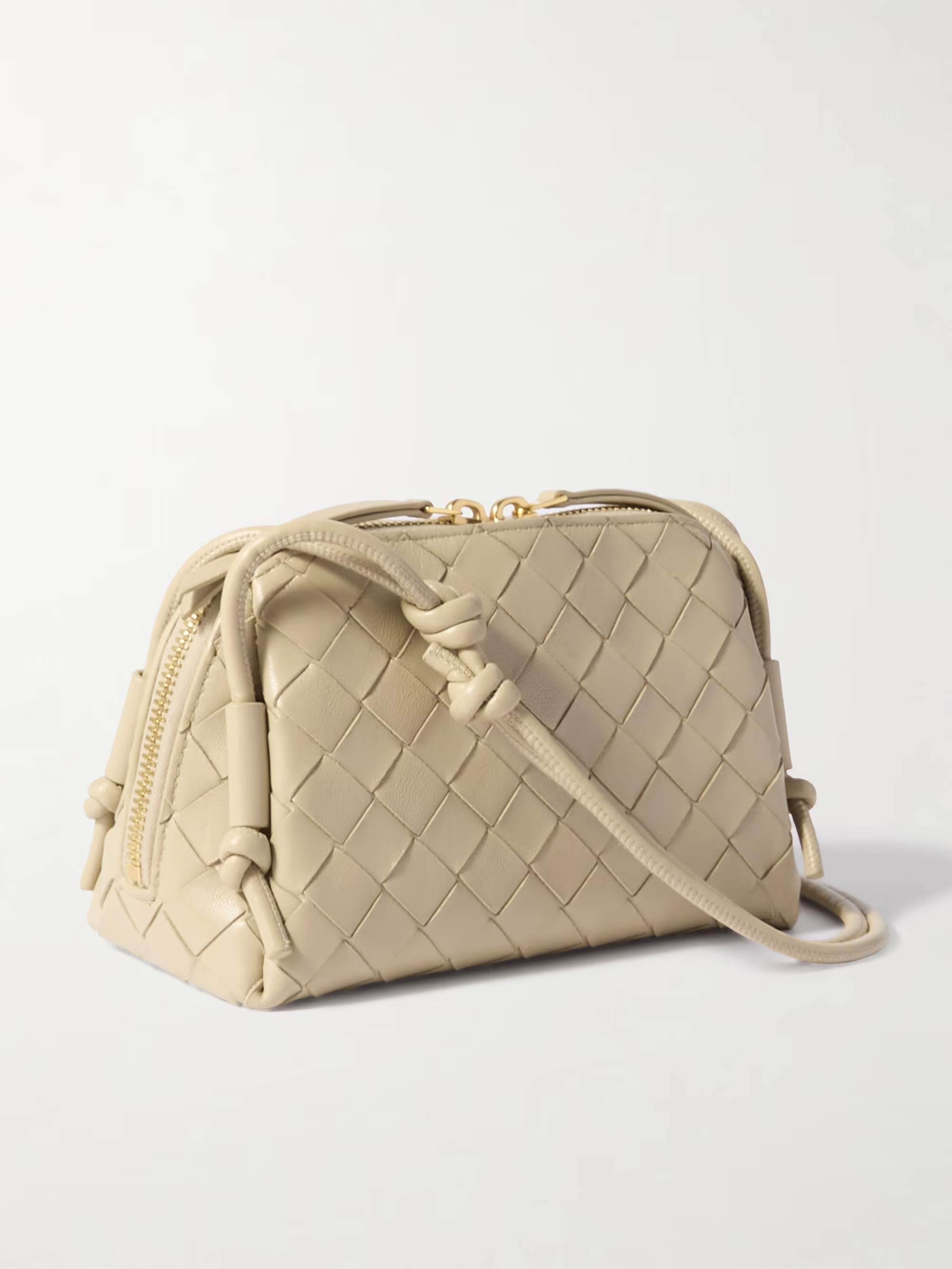 Concert Pouch intrecciato leather shoulder bag | NET-A-PORTER (US)