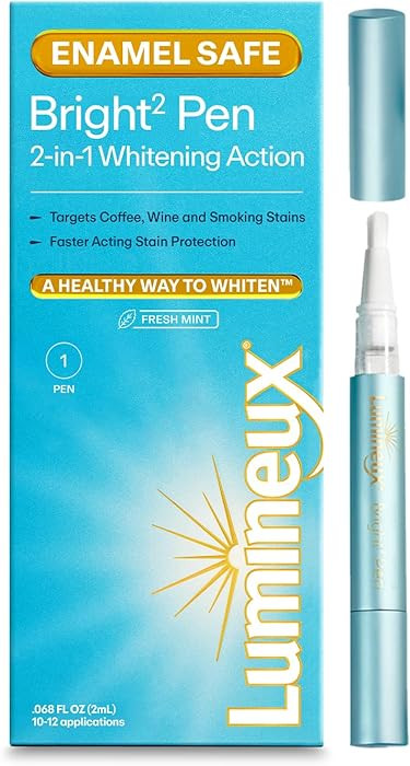 Lumineux 2-in-1 Whitening Pen (1 Pack) Enamel Safe and Clinically Proven to Whiten Without The Se... | Amazon (US)