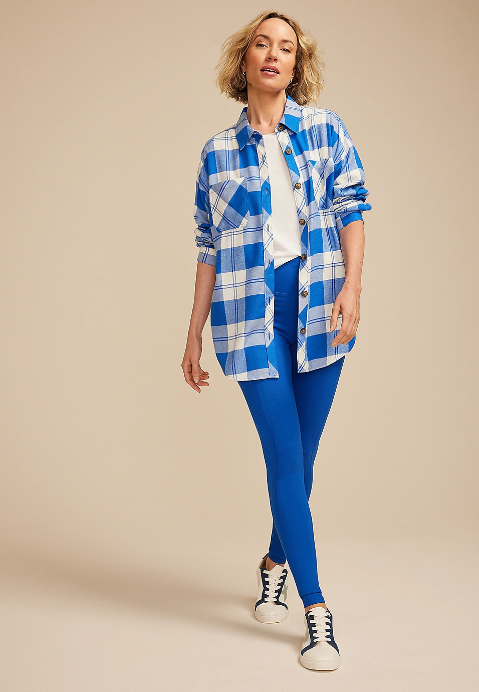Game Day Plaid Button Down Shirt | Maurices