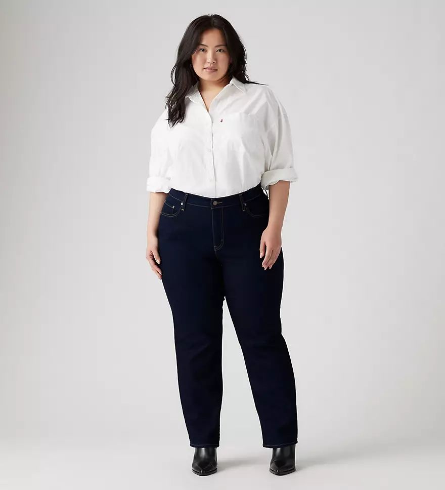 724 High Rise Slim Straight Fit Women's Jeans (plus) | LEVI'S (US)
