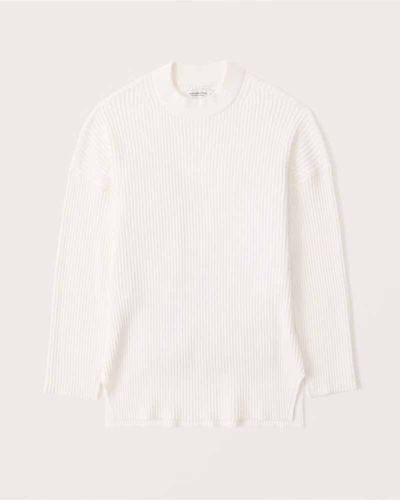 LuxeLoft Oversized Crew Sweater | Abercrombie & Fitch (US)