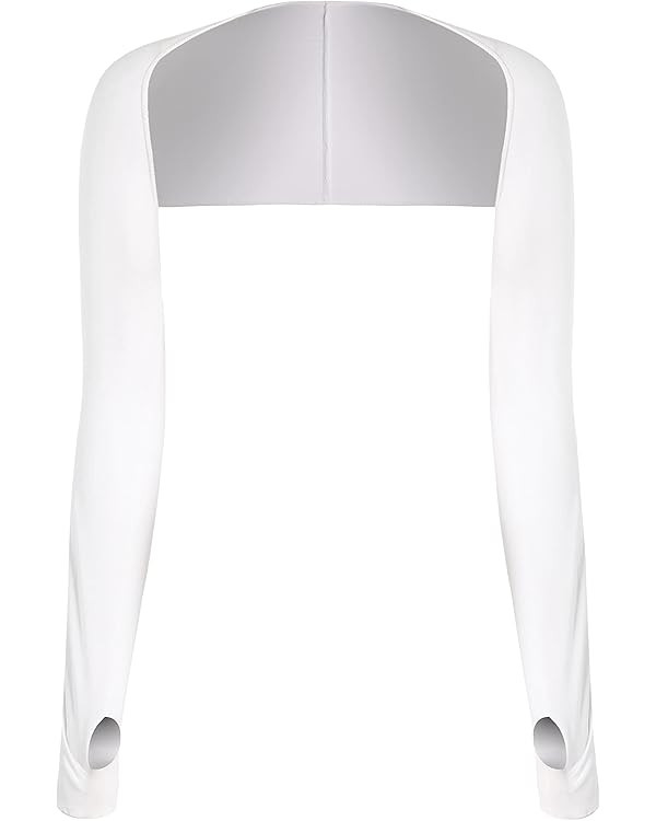 Women Cooling Shawl Arm Sleeve with Finger Hole, Comfortable & Breathable, Anti-UV, Ladies Sun Pr... | Amazon (US)