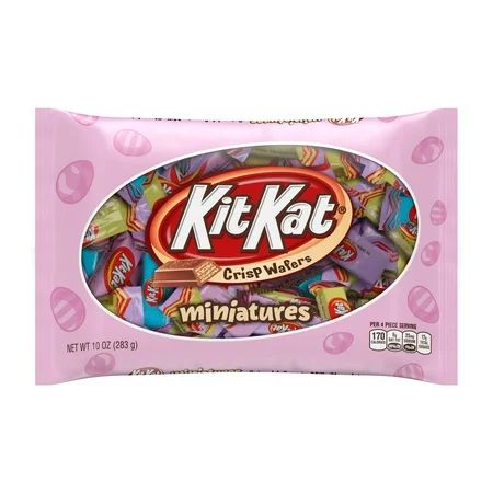 KIT KAT, Miniatures Milk Chocolate Wafer Candy Bars, Easter, 10 oz, Bag | Walmart Online Grocery