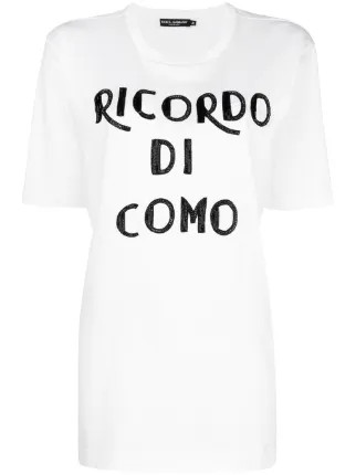 Camiseta com aplicação | FarFetch BR